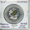 Image 1 : 2015 99.99 fine silver Magnolia Warbler 10 dollars