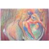 Image 2 : Risque painted signed art 17.5x15"