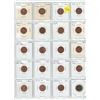 Image 1 : Lot of 20 canadian pennies of various years