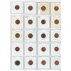 Image 2 : Lot of 20 canadian pennies of various years