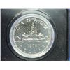 Image 2 : 1976 Nickel Dollar. Specimen voyageur. Bright White. Housed in its original Royal Canadian Mint blue