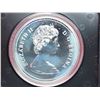 Image 3 : 1976 Silver Dollar. Commemorates the Centennial of the Library of Parliament. Specimen. Bright White