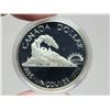 Image 2 : 1986 Proof Silver Dollar. Commemorates the 100th Anniversary of Vancouver. Popular train. Proof with