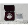 Image 1 : 1994 Proof Silver Dollar. Commemorates the last RCMP dogsled team. Sterling Silver. Proof with Ultra