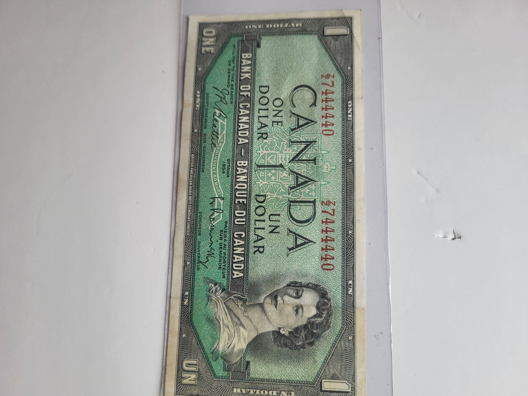 1954 $1 bill - Schmalz Auctions