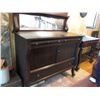 Image 1 : *OFFSITE* Rosewood sideboard with mirror Empire style