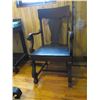 Image 2 : *OFFSITE* Antique Rosewood, Dining Room table and 6 chairs.  48" round table that can be extended to