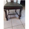 Image 4 : *OFFSITE* Antique Rosewood, Dining Room table and 6 chairs.  48" round table that can be extended to