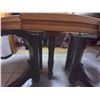 Image 7 : *OFFSITE* Antique Rosewood, Dining Room table and 6 chairs.  48" round table that can be extended to