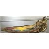 Image 12 : WOW - Huge one-of-a-kind signed Levine Flexhaug 'Flexie' signed painting on driftwood approx 68" lon