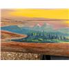 Image 9 : WOW - Huge one-of-a-kind signed Levine Flexhaug 'Flexie' signed painting on driftwood approx 68" lon