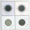 Image 2 : 4 Canadian 25 cent coins
