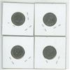 Image 2 : 4 Canadian 5 cent coins