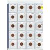 Image 1 : Lot of 20 canadian pennies of various years