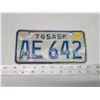 Image 1 : 1976 Small Saskatchewan license plate - AE642