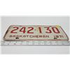 Image 2 : 1971 Saskatchewan license plate - 242-130