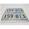 Image 2 : Pair of 1972 Saskatchewan license plates - 159-813