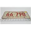 Image 2 : 1973 RCMP, Saskatchewan license plate - 66-798