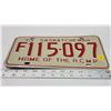 Image 2 : 1973 RCMP, Saskatchewan license plate - F 115-097
