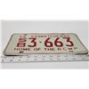 Image 2 : 1973 Saskatchewan license plate - S/B 3-663