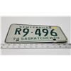 Image 2 : 1974 Semi Trailer, Saskatchewan license plate - R 9-496
