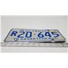 Image 2 : 1976 Semi Trailer, Saskatchewan license plate - R 20-645