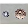 Image 2 : 2005 60th anniversary of VE-DAY, Bronze Medallion & Silver coin set - in case