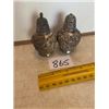 Image 1 : Pair salt and pepper viking silver plate