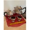 Image 1 : 4 piece silver plate coffee/tea