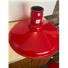 Image 1 : 18 1/2" Red Porcelain shade