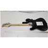 Image 8 : "Silvertone" black electric guitar, strings intact - chip on side