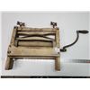 Image 3 : Antique wooden wringer - for washing machine