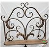 Image 4 : Antique metal baroque pattern music stand with page weights