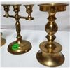 Image 2 : Vintage brass candle holders