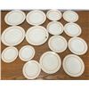 Image 1 : Antique China, includes: 4 dinner plates, 2 bowls, 6 salad plates and 3 dessert plates
