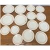 Image 2 : Antique China, includes: 4 dinner plates, 2 bowls, 6 salad plates and 3 dessert plates