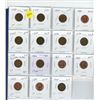 Image 1 : Sheet of pennies (1928, 1932, 1981, 1934, 1936, 1999, 1952, 1963, 1969, 1972, 1920)