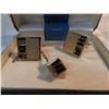 Image 2 : Beauex arts swank cuff link set with tie  tank