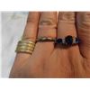 Image 2 : Scraf ring size 5 , blue stone size 7 and 18kt silver ring size 6