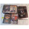 Image 1 : Harley davidson collector tin and 4 cards- new