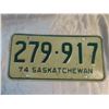 Image 2 : Matching pair of Sk 1974 license plates- 279-917