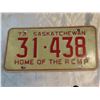 Image 2 : Matching pair of 1973 Sk license plates- 31-438