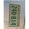 Image 2 : Matching pair of 1970 Sk license plates- 240-814