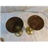 Image 2 : Vintage brass goblet set of 2 made in india