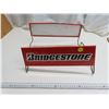 Image 1 : Vintage metal bridge stone tire display advertisement  metal sign