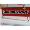 Image 2 : Vintage metal bridge stone tire display advertisement  metal sign