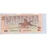 Image 2 : 1986 bank of canada 2 dollar bill -EGJ0705731