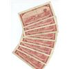 Image 2 : lot of 8 (1954) 2 dollar canadian bills- Lawson- bouey signatuers