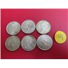 Image 2 : Lot of 6 canada confederation centennial silver 25 cent coins