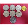 Image 2 : Lot of 7 ( 4-1968 and 3-1965) canada silver 25 cent coin- queen elizabeth